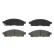 Kit de plaquettes de frein, frein à disque P 56 102 Brembo, Vignette 3
