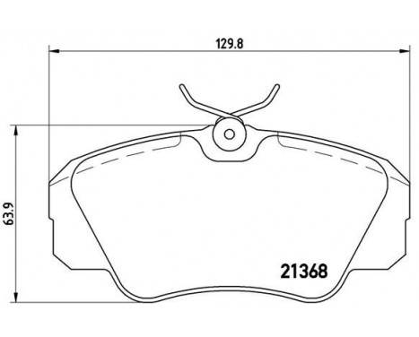 Kit de plaquettes de frein, frein à disque P 59 016 Brembo, Image 2