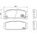 Kit de plaquettes de frein, frein à disque P 59 021 Brembo, Vignette 2