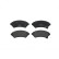Kit de plaquettes de frein, frein à disque P 59 028 Brembo, Vignette 3