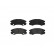Kit de plaquettes de frein, frein à disque P 59 033 Brembo