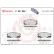 Kit de plaquettes de frein, frein à disque P 59 033 Brembo, Vignette 2