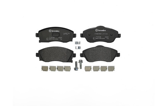 Kit de plaquettes de frein, frein à disque P 59 036 Brembo