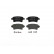 Kit de plaquettes de frein, frein à disque P 59 040 Brembo