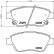 Kit de plaquettes de frein, frein à disque P 59 081 Brembo, Vignette 2