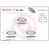 Kit de plaquettes de frein, frein à disque P 59 090 Brembo