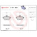 Kit de plaquettes de frein, frein à disque P 61 046 Brembo, Vignette 3