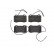 Kit de plaquettes de frein, frein à disque P 61 064 Brembo