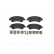 Kit de plaquettes de frein, frein à disque P 61 082 Brembo