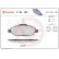 Kit de plaquettes de frein, frein à disque P 61 101 Brembo, Vignette 2