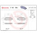 Kit de plaquettes de frein, frein à disque P 61 104 Brembo, Vignette 2