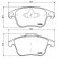 Kit de plaquettes de frein, frein à disque P 61 117 Brembo, Vignette 2