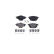Kit de plaquettes de frein, frein à disque P 61 124 Brembo, Vignette 3
