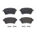Kit de plaquettes de frein, frein à disque P 61 133 Brembo, Vignette 2