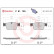 Kit de plaquettes de frein, frein à disque P 61 135 Brembo