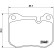 Kit de plaquettes de frein, frein à disque P 65 002 Brembo, Vignette 2