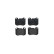 Kit de plaquettes de frein, frein à disque P 65 002 Brembo, Vignette 3