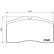 Kit de plaquettes de frein, frein à disque P 65 006 Brembo, Vignette 2