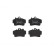 Kit de plaquettes de frein, frein à disque P 65 007 Brembo, Vignette 3