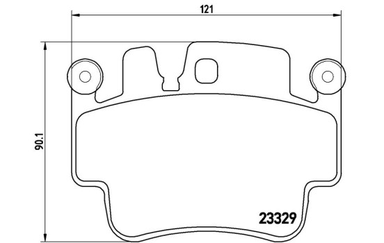 Kit de plaquettes de frein, frein à disque P 65 009 Brembo, Image 2