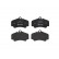 Kit de plaquettes de frein, frein à disque P 65 011 Brembo