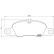 Kit de plaquettes de frein, frein à disque P 65 019 Brembo, Vignette 2
