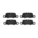 Kit de plaquettes de frein, frein à disque P 65 020 Brembo, Vignette 3
