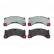 Kit de plaquettes de frein, frein à disque P 65 026 Brembo
