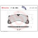 Kit de plaquettes de frein, frein à disque P 65 026 Brembo, Vignette 2