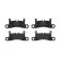 Kit de plaquettes de frein, frein à disque P 65 027 Brembo, Vignette 3