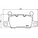 Kit de plaquettes de frein, frein à disque P 65 038 Brembo