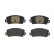 Kit de plaquettes de frein, frein à disque P 68 002 Brembo