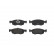 Kit de plaquettes de frein, frein à disque P 68 039 Brembo