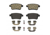 Kit de plaquettes de frein, frein à disque P 68 043 Brembo