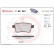 Kit de plaquettes de frein, frein à disque P 68 043 Brembo, Vignette 2