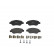 Kit de plaquettes de frein, frein à disque P 68 049 Brembo