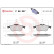 Kit de plaquettes de frein, frein à disque P 68 057 Brembo, Vignette 2
