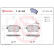 Kit de plaquettes de frein, frein à disque P 68 058 Brembo, Vignette 2