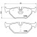 Kit de plaquettes de frein, frein à disque P 71 006 Brembo, Vignette 2