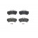 Kit de plaquettes de frein, frein à disque P 72 001 Brembo