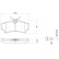 Kit de plaquettes de frein, frein à disque P 72 001 Brembo, Vignette 2