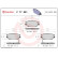 Kit de plaquettes de frein, frein à disque P 77 001 Brembo