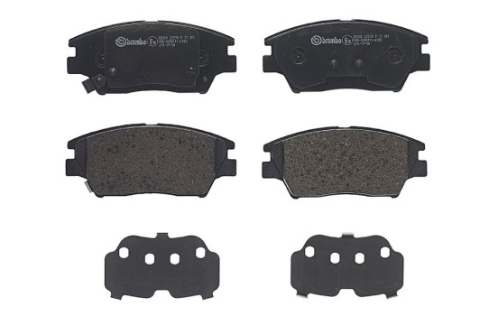 Kit de plaquettes de frein, frein à disque P 77 001 Brembo, Image 2