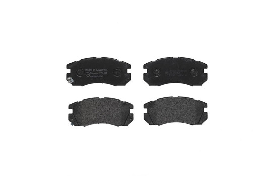 Kit de plaquettes de frein, frein à disque P 78 007 Brembo