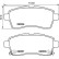 Kit de plaquettes de frein, frein à disque P 79 037 Brembo
