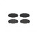 Kit de plaquettes de frein, frein à disque P 83 020 Brembo, Vignette 3