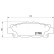 Kit de plaquettes de frein, frein à disque P 83 032 Brembo, Vignette 2