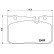 Kit de plaquettes de frein, frein à disque P 83 039 Brembo, Vignette 2