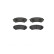 Kit de plaquettes de frein, frein à disque P 83 049 Brembo
