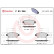 Kit de plaquettes de frein, frein à disque P 83 056 Brembo, Vignette 2
